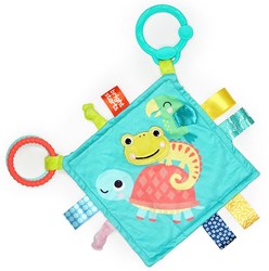 Bright Starts Fuzzy Feelies comfort blanket - multicolor baby toy