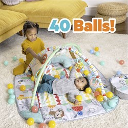 Bright Starts play mat 5-in-1 Ball Pit & Baby Activity Gym