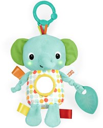 Bright Starts cuddle elephant musical toy - light-up plush baby gift