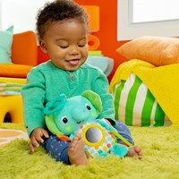 Bright Starts cuddle elephant musical toy - light-up plush baby gift-2