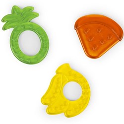 Bright Starts teething toy set - Juicy Chews 3-Pack Textured Teethers multicolor