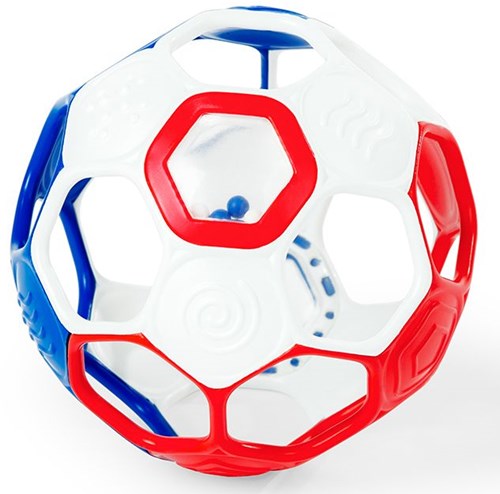 Oball baby rattle football Grippin Goals - colorful and flexible toy-2