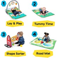 Baby Einstein farm play mat activity gym for babies and toddlers-2