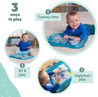 Bright Starts baby water mat Stitch sensory play mat blue