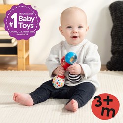 Baby Einstein musical toy maracas - colorful rattles for babies