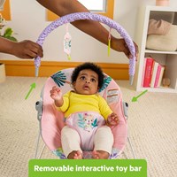 Bright Starts baby bouncer Wildflower Wonders with vibration-3