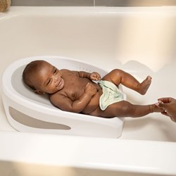 Ingenuity baby bath seat grey - comfortable bath support non-slip