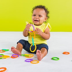 Bright Starts toy Lots of Links colorful play rings baby