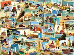 SunsOut puzzle Northern Lighthouses - 1000 pieces cardboard