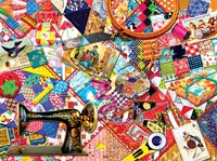SunsOut puzzle Kate Ward Thacker - Quilting - 1000 pieces
