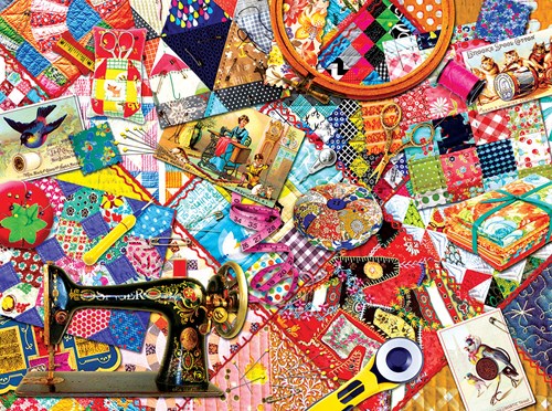 SunsOut puzzle Kate Ward Thacker - Quilting - 1000 pieces