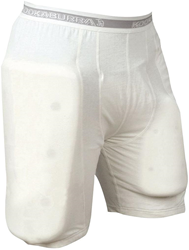 Kookaburra sports underwear with protective padding - white - size M