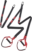 Fitness-Mad Suspension Trainer Pro - Black Red - Training System
