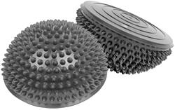 Fitness-Mad balance pods grey - balance trainer dome pair 16.5cm