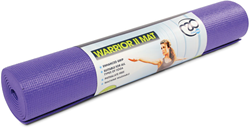 Fitness-Mad yoga mat Warrior II 4mm purple – non-slip and comfortable