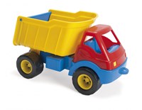 Dantoy dump truck plastic wheels durable toy construction site