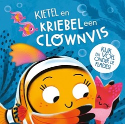 Lantaarn flap book clownfish - interactive toddler book full of surprises