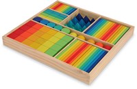 Kinderfeets mixed blocks - rainbow