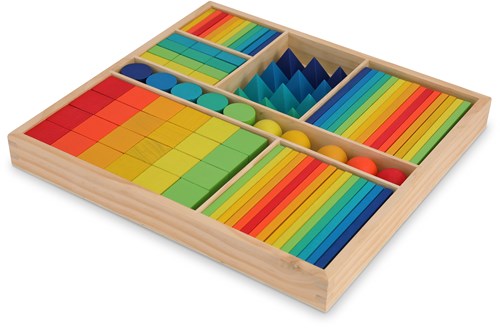 Kinderfeets mixed blocks - rainbow