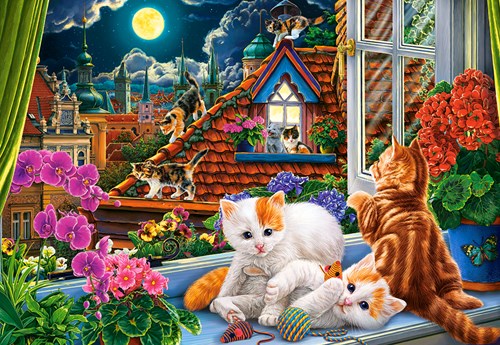 Castorland puzzle kittens jigsaw animals 1500 pieces