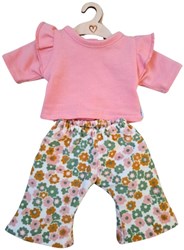 Hollie doll clothing set Pansy flowerpower - colorful outfit for dolls