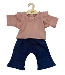 Hollie doll clothing jeans set - trendy outfit for dolls