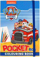 Wins Holland Paw Patrol colouring book blue - pocket size for kids