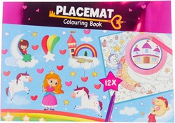 Placemat Kleurboek - Eenhoorn