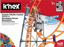 K'nex roller coaster building set - Amazin 8 STEM toy