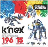 K'nex construction set Cyborg Creatures - 15 models - 196 pieces - STEM toy