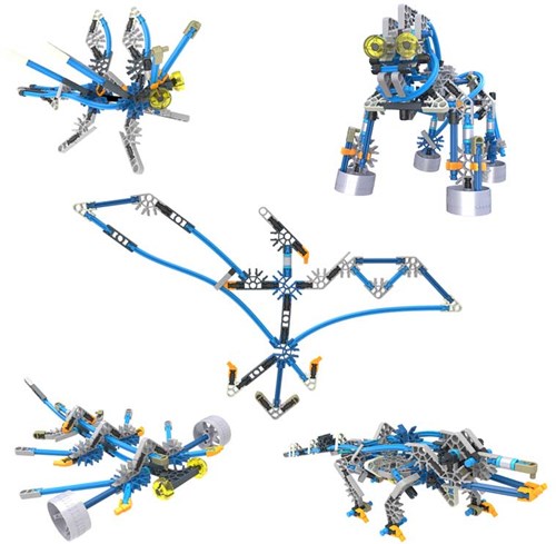 K'nex construction set Cyborg Creatures - 15 models - 196 pieces - STEM toy-2