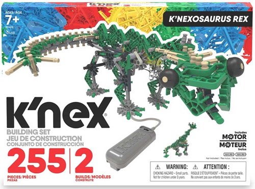K'nex dinosaur building set Knexosaurus Rex with motor 255-piece toy