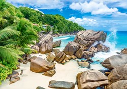 Castorland puzzle La Digue Island Seychelles 500 pieces puzzle