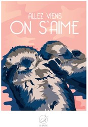 La Loutre puzzle 1000 pieces ON S'AIME - jigsaw for adults