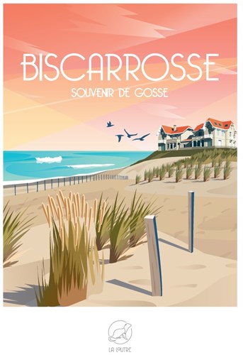 La Loutre jigsaw puzzle BISCAROSSE Souvenir de Gosse - 1000 pieces puzzle