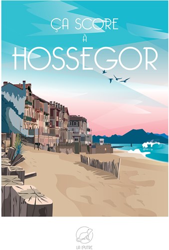 La Loutre puzzle Ca Score A HOSSEGOR - 1000 pieces jigsaw game