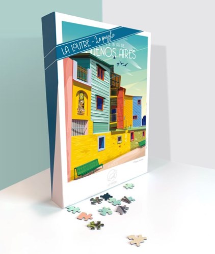 La Loutre puzzle Buenos Aires La Boca - 1000 piece jigsaw puzzle-2