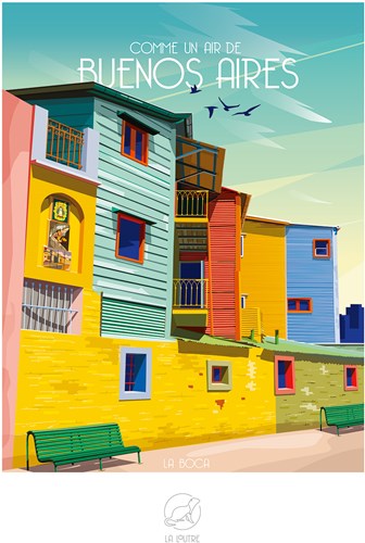 La Loutre puzzle Buenos Aires La Boca - 1000 piece jigsaw puzzle