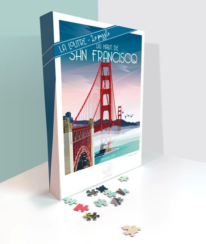 La Loutre puzzle Golden Gate 1000 pieces - San Francisco jigsaw-2