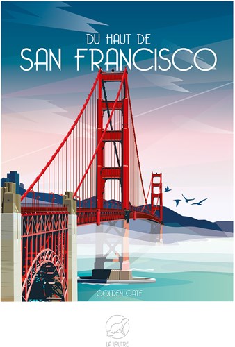 La Loutre puzzle Golden Gate 1000 pieces - San Francisco jigsaw
