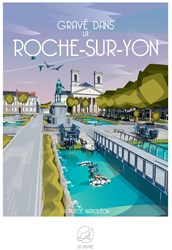 La Loutre puzzle Gravé dans la ROCHE-SUR-YON - La Place Napoléon - 1000 pieces
