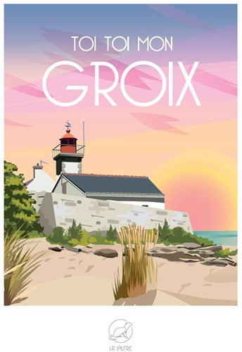 La Loutre puzzle GROIX - 1000 pieces jigsaw puzzle island France
