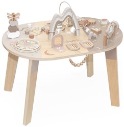 Label Label wooden activity table - educational toy for toddlers - nougat