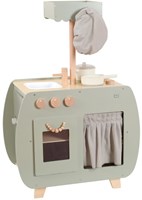 Label Label wooden play kitchen bistro olive green with accessories