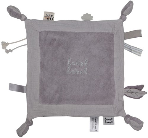 Label Label cuddle cloth light grey sustainable baby comfort