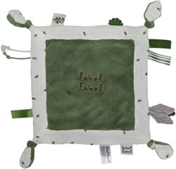 Label Label cuddle cloth olive dark green sustainable cotton baby