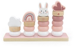Label Label - Little Stacking Rings - Pink