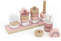 Label Label - Little Stacking Rings - Pink-2
