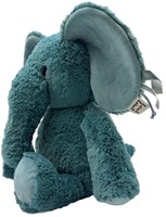 Label Label cuddly toy elephant Elly blue recycled plush 34 cm-2
