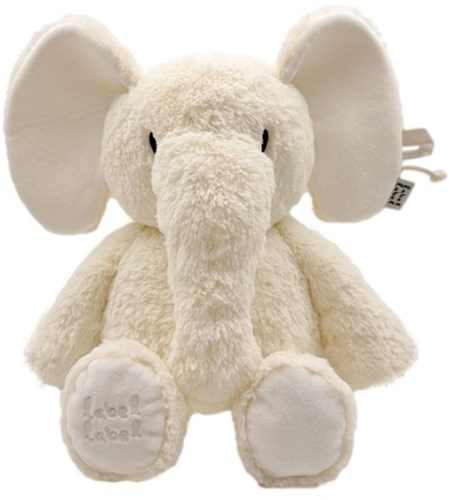 Label Label plush elephant Elly ivory 34 cm eco-friendly cuddly toy